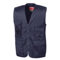 Midnight Navy - Front - WORK-GUARD by Result Unisex Adult Adventure Safari Waistcoat