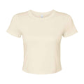 Solid Natural - Front - Bella + Canvas Womens-Ladies Crop Top