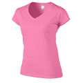 Azalea - Side - Gildan Womens-Ladies Soft Touch V Neck T-Shirt