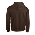 Dark Chocolate - Back - Gildan Unisex Adult Heavy Blend Full Zip Full Zip Hoodie