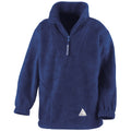 Royal Blue - Front - Result Childrens-Kids Polartherm Zip Neck Fleece Top