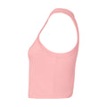 Solid Pink - Side - Bella + Canvas Womens-Ladies Tank Top