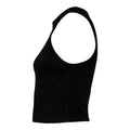 Solid Black - Side - Bella + Canvas Womens-Ladies Tank Top