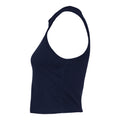 Solid Navy - Side - Bella + Canvas Womens-Ladies Tank Top