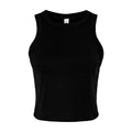 Solid Black - Front - Bella + Canvas Womens-Ladies Tank Top