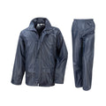 Navy - Front - Result Core Unisex Adult Rain Suit