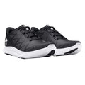 Black-White - Front - Under Armour Mens Charged Speed Swift Trainers