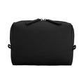 Black - Side - Bagbase Matte PU Coating Crossbody Bag