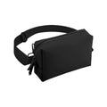 Black - Front - Bagbase Matte PU Coating Crossbody Bag