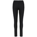 Black - Front - Proact Womens-Ladies Plain Leggings