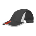 Black-White - Front - Result Headwear Spiro Sport Cap