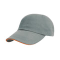 Heather-Amber - Front - Result Headwear Baseball Cap