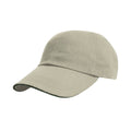 Putty-Bottle - Front - Result Headwear Pro Style Heavy Brushed Cotton Sandwich Peak Baseball Cap