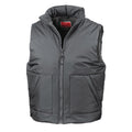 Dark Grey - Front - Result Unisex Adult Fleece Lined Gilet