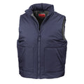 Navy - Front - Result Unisex Adult Fleece Lined Gilet