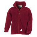 Burgundy - Front - Result Childrens-Kids Polartherm Fleece Jacket