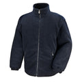 Black - Front - Result Core Mens Quilted Polartherm Padded Fleece Jacket