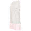 White-Pink - Lifestyle - Towel City Womens-Ladies Stripe Short Pyjama Set