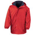 Red-Navy - Front - Result Childrens-Kids StormDri 4000 Reversible Jacket