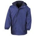 Royal Blue-Navy - Front - Result Childrens-Kids StormDri 4000 Reversible Jacket