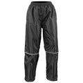 Black - Front - Result Unisex Adult Pro Coach Waterproof Trousers