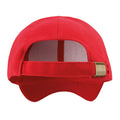 Red - Back - Result Headwear Pro Style Heavy Cotton Baseball Cap