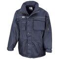 Navy - Front - WORK-GUARD By Result Mens Heavy Duty Water Repellent Work Jacket