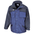 Royal Blue-Navy - Front - WORK-GUARD By Result Mens Heavy Duty Water Repellent Work Jacket