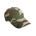 Camouflage Green - Front - Result Headwear Pro Style Camo Cotton Drill Cap