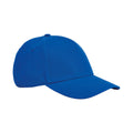 Bright Royal Blue - Front - Beechfield Classic Organic Cotton 5 Panel Baseball Cap