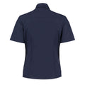 Dark Navy - Back - Kustom Kit Womens-Ladies Short-Sleeved Business Blouse