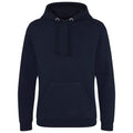 New French Navy - Front - Awdis Unisex Adult Heavyweight Hoodie