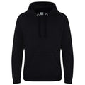 Jet Black - Front - Awdis Unisex Adult Heavyweight Hoodie