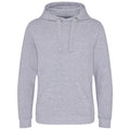 Heather Grey - Front - Awdis Unisex Adult Heavyweight Hoodie