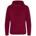 Burgundy - Front - Awdis Unisex Adult Heavyweight Hoodie