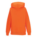 Orange - Back - Russell Childrens-Kids Hoodie