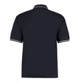 Navy-White - Back - Kustom Kit Mens St Mellion Classic Polo Shirt