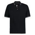 Black-White - Front - Kustom Kit Mens St Mellion Classic Polo Shirt