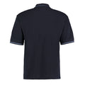 Navy-Light Blue - Back - Kustom Kit Mens St Mellion Classic Polo Shirt