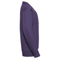 Purple - Side - Jerzees Schoolgear Childrens-Kids Cardigan