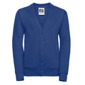 Bright Royal Blue - Front - Jerzees Schoolgear Childrens-Kids Cardigan