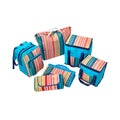 Multicoloured - Back - Home & Living Contrast Striped Beach Mat