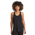 Charcoal-Black - Back - AWDis Cool Womens-Ladies Girlie Cool Workout Vest Top