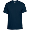 Navy - Front - Gildan Mens Plain Lightweight T-Shirt