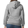 Sports Grey - Back - Gildan Unisex Adult Midweight Fleece Hoodie