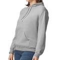 Sports Grey - Side - Gildan Unisex Adult Midweight Fleece Hoodie