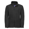 Black - Front - Russell Childrens-Kids Full Zip Outdoor Fleece Jacket