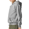 Sports Grey - Side - Gildan Childrens-Kids Midweight Fleece Hoodie