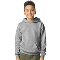 Sports Grey - Front - Gildan Childrens-Kids Midweight Fleece Hoodie