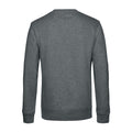 Mid Grey Heather - Back - B&C Mens King Crew Neck Jumper